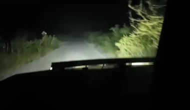 A CDN (Cártel del Noreste) technicals chase and shoot CDG (Cártel del Golfo) narco tank from point-blank range during the Battle of Doctor Coss. (14–15 October 2021, Nuevo León, Mexico)