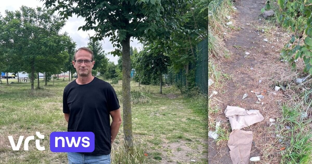 "Draag geen sandalen op Sinksenfoor": buurtbewoners waarschuwen voor rondslingerende drugsspuiten | VRT NWS: nieuws