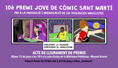 Premi Jove Còmic Sant Martí 2025. Acte de lliurament de premis