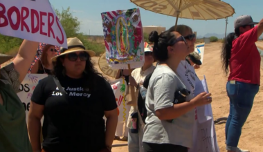 Groups protest outside Eloy Detention Center against immigration arrests