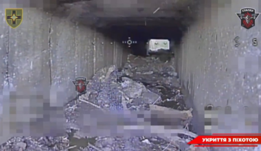 Ukrainian fiber optic drones operated by the Rubak unit of the 28th Mechanized Brigade flew into a spillway pipe and took out Russian soldiers and equipment. Toretsk direction. [Published 28.06.2025]