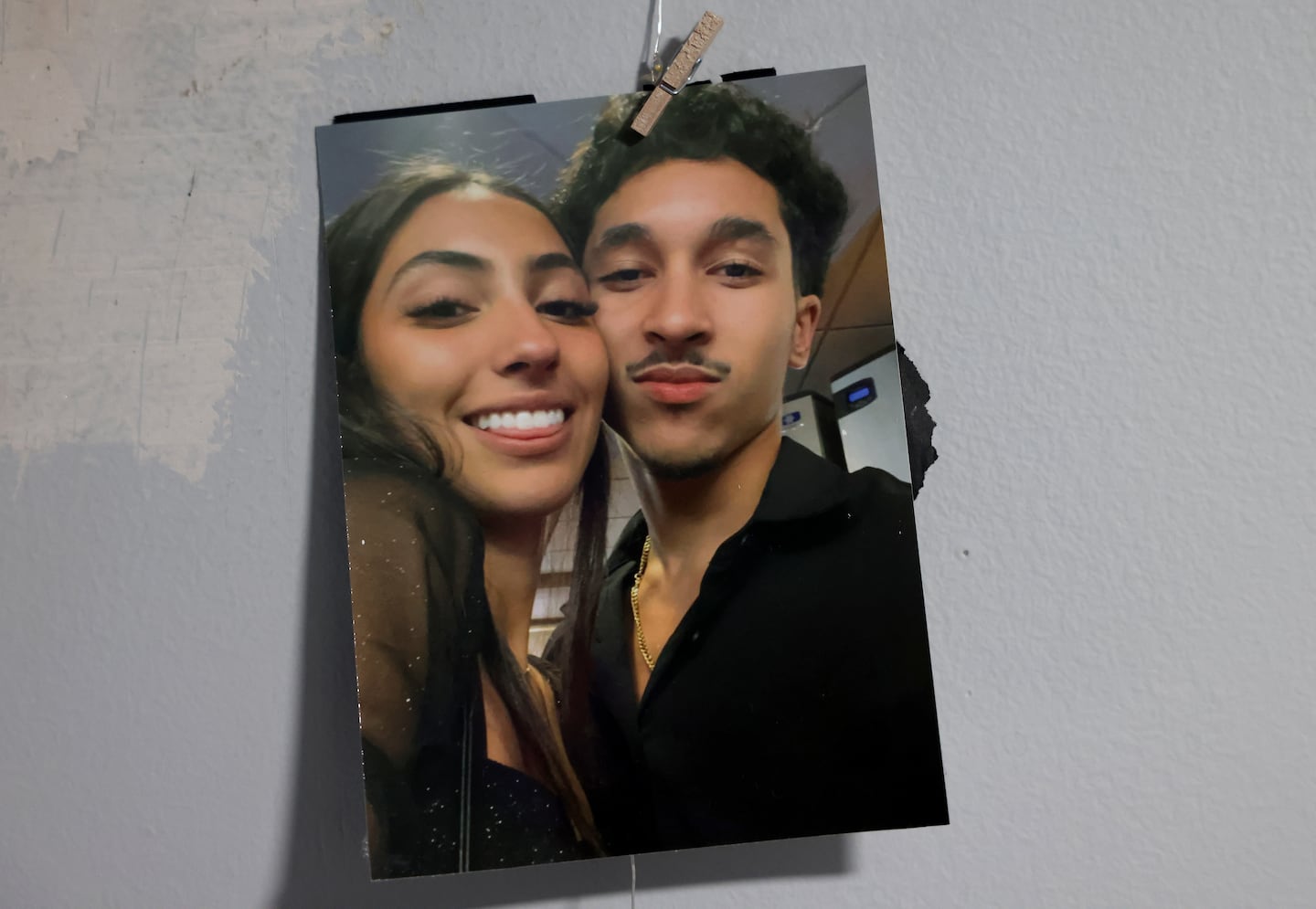 A photo of Marcelo Gomes Da Silva with his girlfriend was displayed his bedroom in Milford.