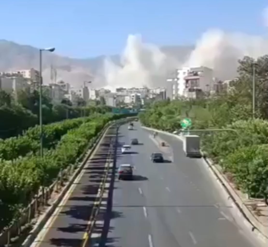 From today's Israeli airstikes in tehran