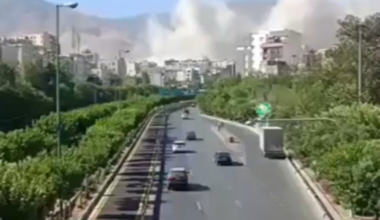 From today's Israeli airstikes in tehran