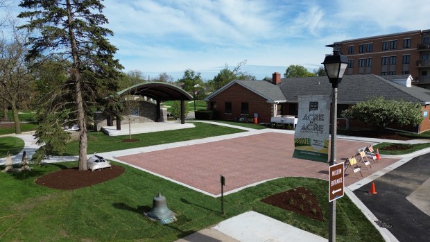 The Elmhurst History Museum officially debuted a new outdoor public performance space on June 6. (Elmhurst History Museum)