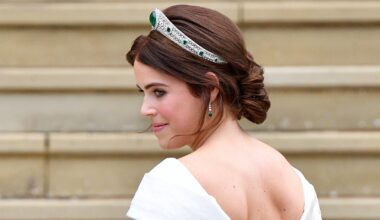 Princess Eugenie arrives at St George's Chapel ahead of her and Jack Brooksbank's wedding ceremony on October 12, 2018