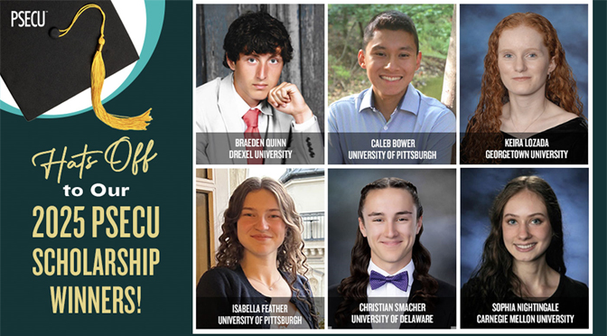 PSECU Awards $48,000 in Scholarships to High School Seniors for the 29th Consecutive Year