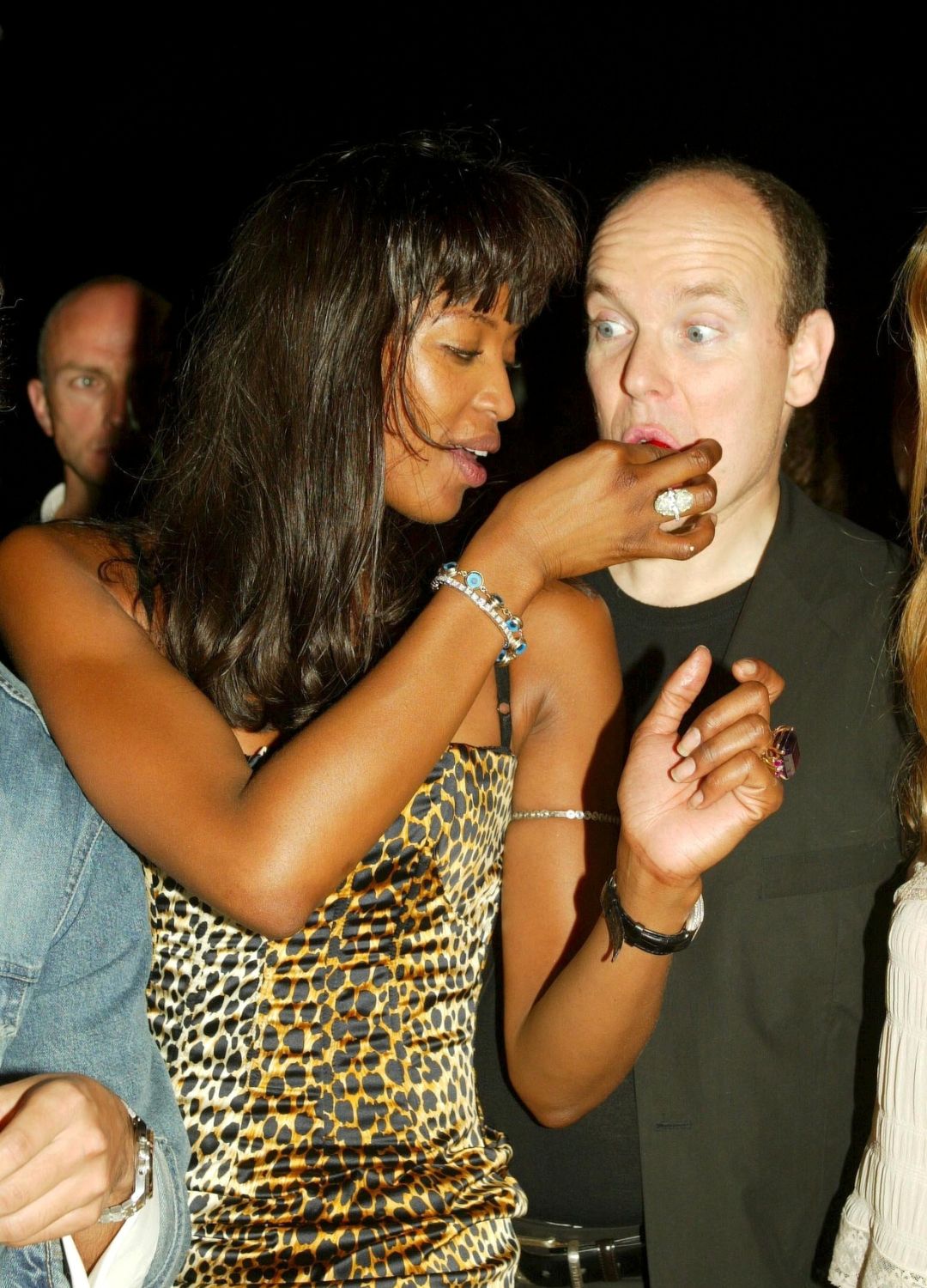 Naomi Campbell with Prince Albert II of Monaco