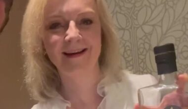 Former PM Liz Truss joins thug who battered OAP to launch his whiskey