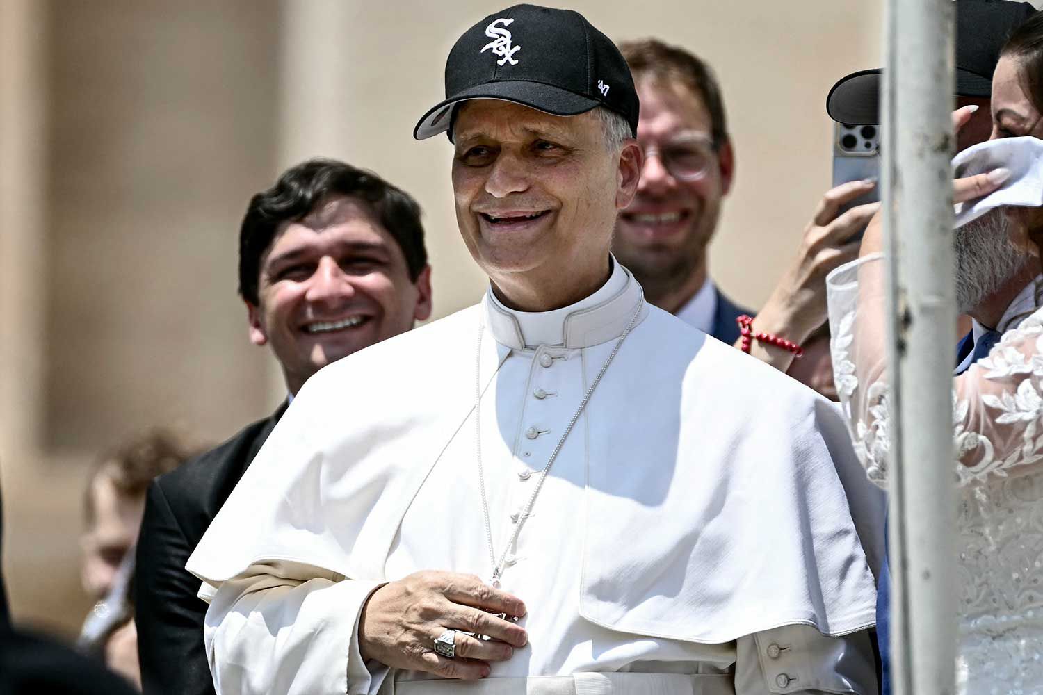 Pope Leo Rocks Chicago White Sox Hat at the Vatican