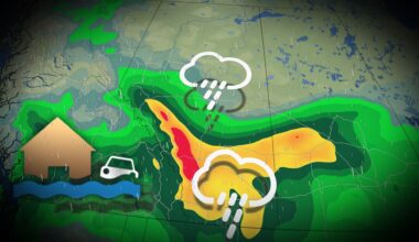 Flood risk rises on the western Prairies with 50-100+ mm of drenching rains