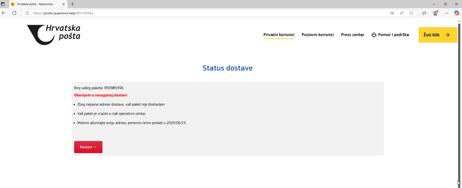 Croatian Post