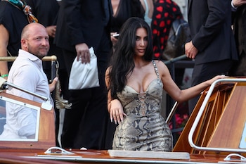 Kim Kardashian deslumbró con un