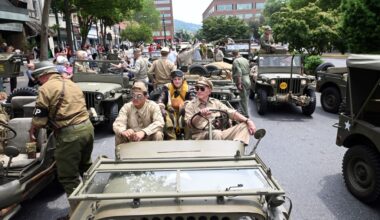 World War II Weekend kicks off with convoy in Reading