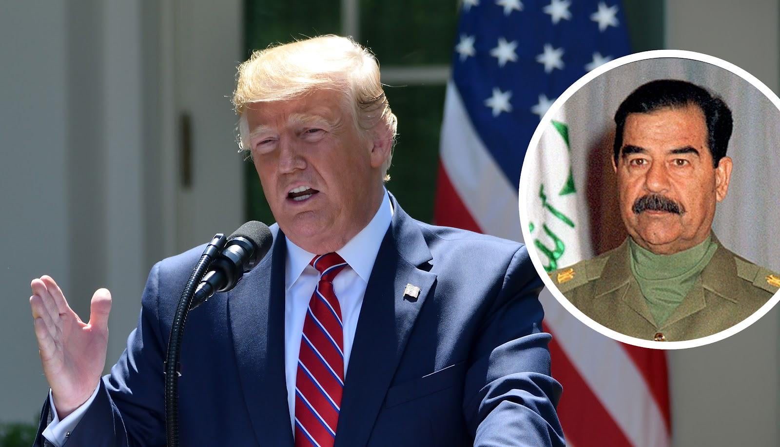Trump nach Angriffen auf Iran optimistisch: "Wir werden Saddam Hussein besiegen"