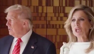 WATCH:  Viral Video Shows Dutch Queen Seemingly Mocking Trump’s Mouth Movements