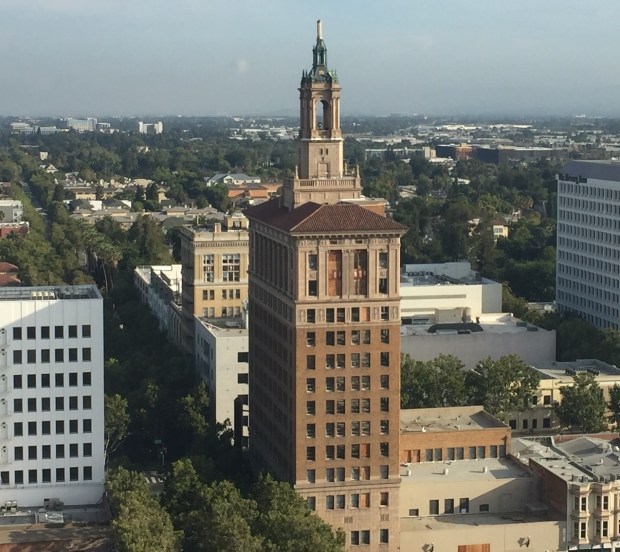 The Bank of Italy tower at 12 S. First St....