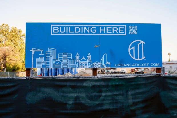 A construction site near downtown San Jose, Calif., on Thursday, June 26, 2025. (Shae Hammond/Bay Area News Group)