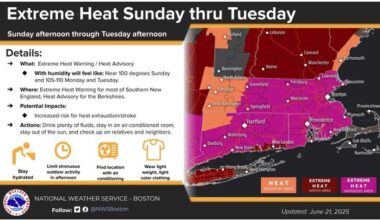 Extreme Heat Warning – 6/22/25 -6/24/25