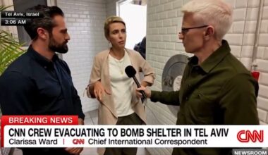 Anderson Cooper, CNN crew evacuate live on air during Tel Aviv missile attack