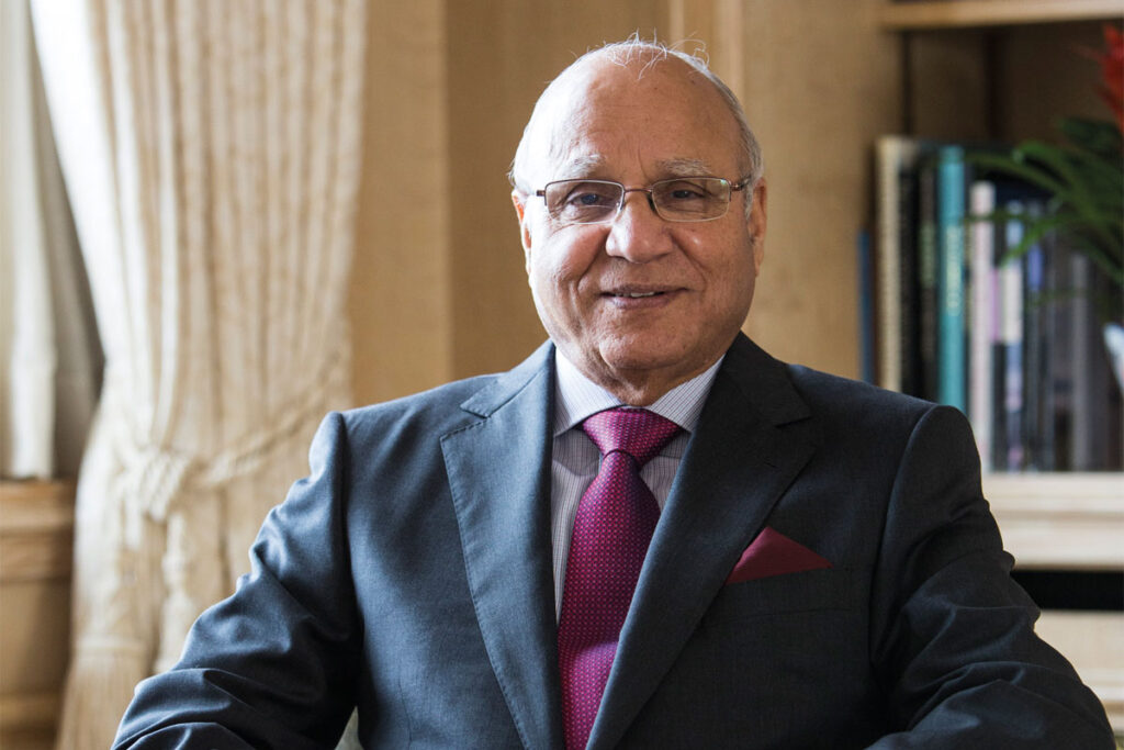 Sir Anwar Pervez, founder of Bestway Group.