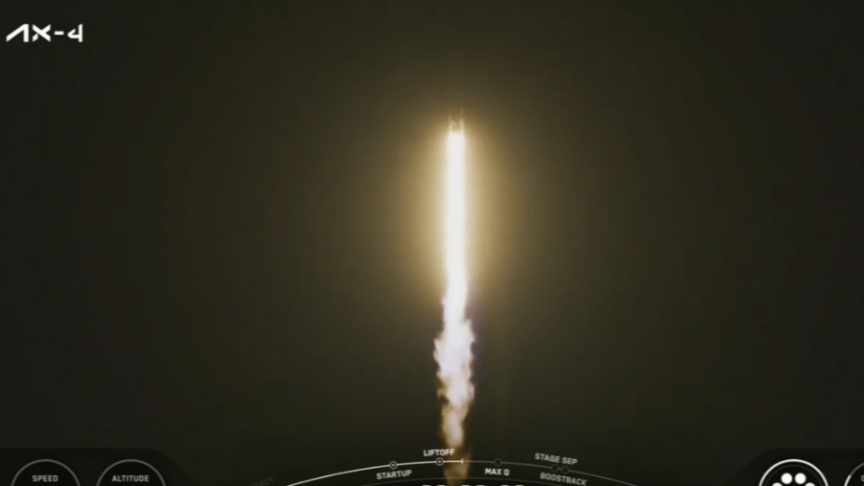 Pole rockets into space on historic launch