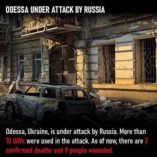 Odessa, Ukraine, was attacked by Russia. Russian terrorist activity has resulted in a damaged maternity ward, damage to a civilian residence, two fatalities, and nine injuries. This occurs nearly every day in Ukraine because of the Kremlin’s terrorist strategy