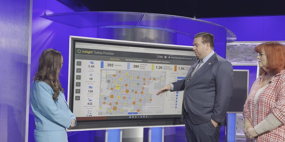 New technology sheds light on pedestrian crashes across Las Vegas Valley