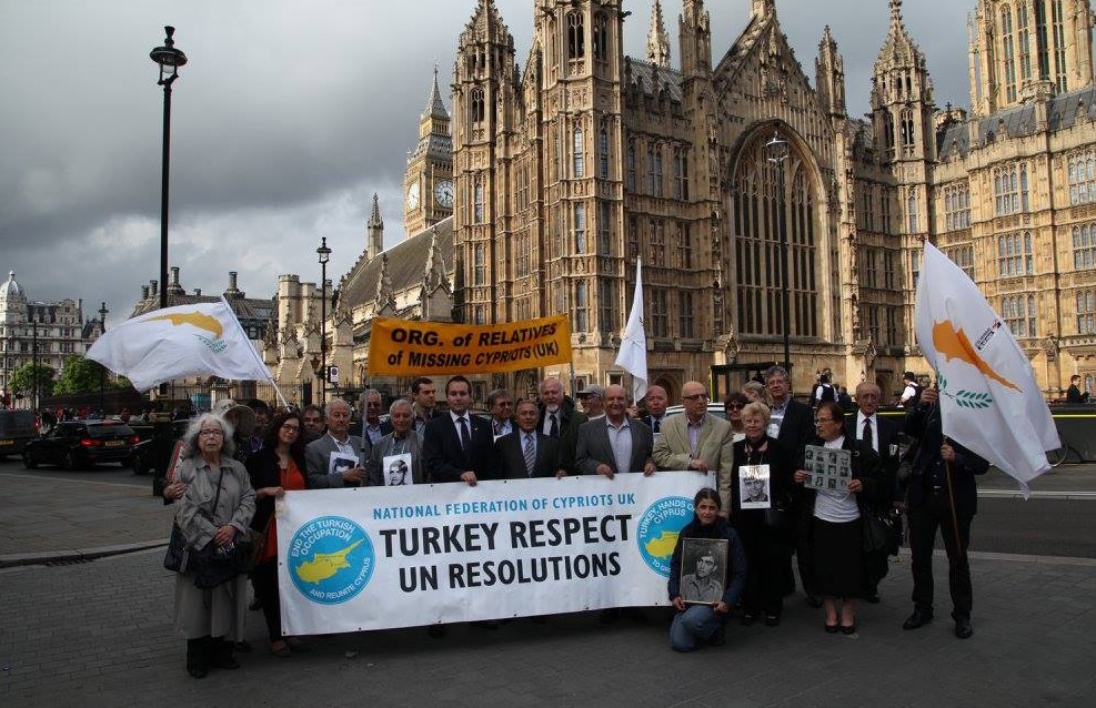 cover UK Cypriots urge MPs to back reunification push