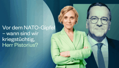 Vor dem NATO-Gipfel - - Caren Miosga - ARD