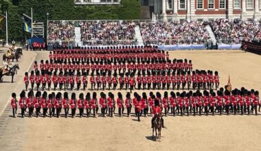 "Enormous pride" presenting the new colours to the Coldstream Guards at Trooping the Colour, King Charles says