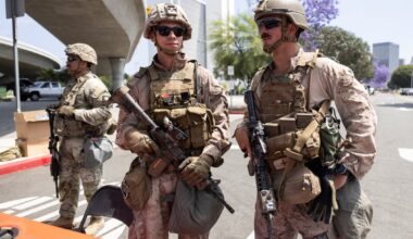 Cities prepare for ‘No Kings’ rallies nationwide as Marines arrive in Los Angeles