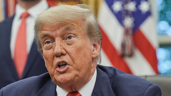 Trump's remarks are in line with White House press secretary Karoline Leavitt's statement Thursday, saying that the July tariff deadlines could be extended. (REUTERS)