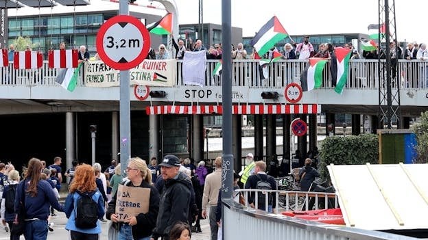 Royal Run overdøvet af Palæstina-demonstranter