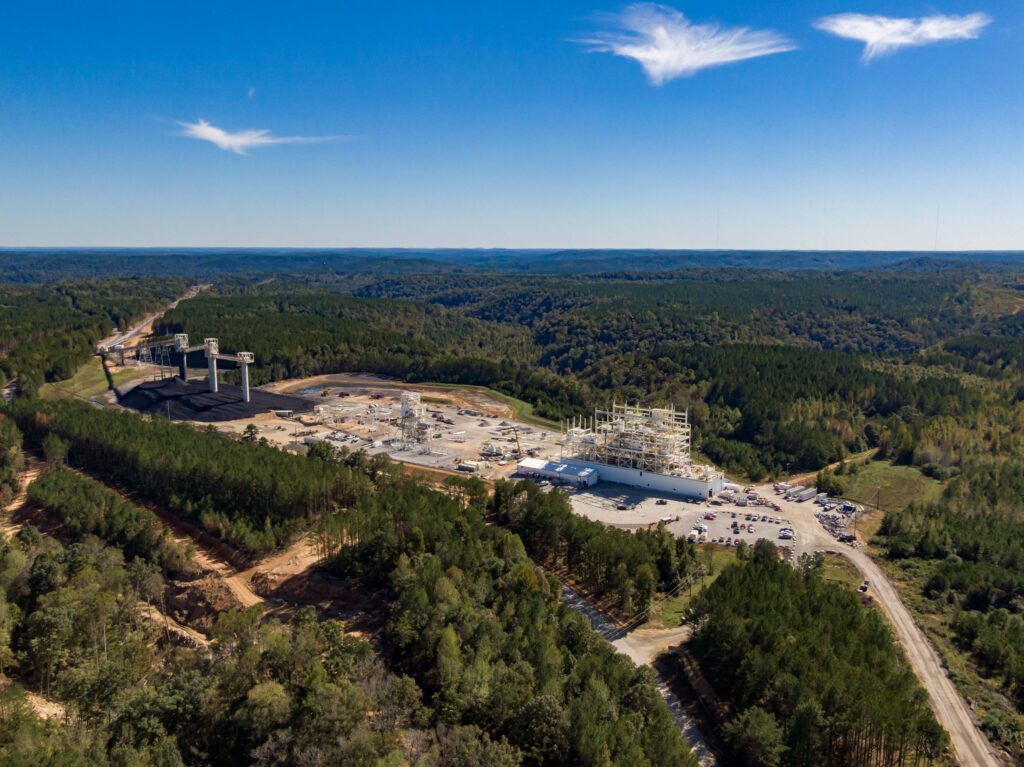 The buildout of Warrior Met's Blue Creek Mine No. 1 as seen from above. Photo credit: Lee Hedgepeth/Inside Climate News
