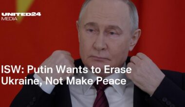 ISW: Putin Wants to Erase Ukraine, Not Make Peace