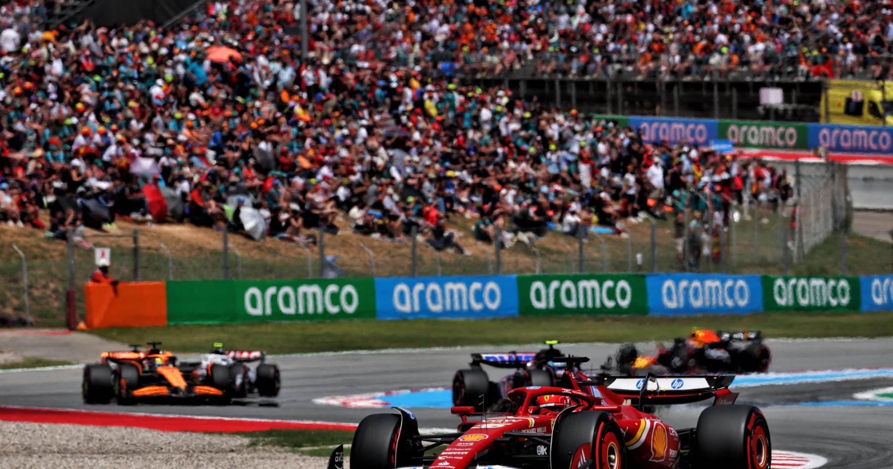 Start time of the 2025 F1 GP in Spain today