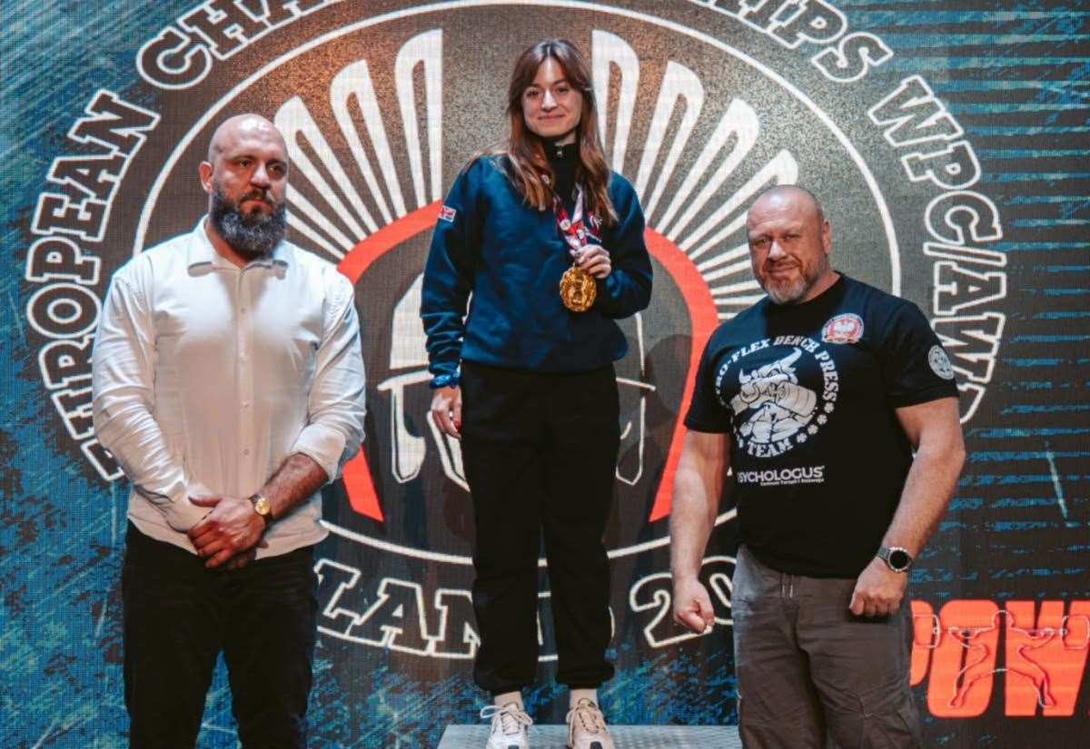 Bury St Edmunds powerlifter Helena Tarbuk wins gold for Great Britain at A/WPC European Championships in Poland