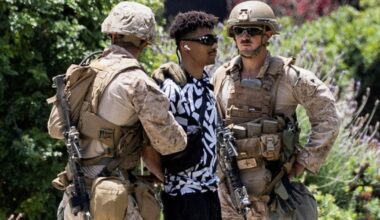Donald Trump’s L.A. Marines Zip-Tie Veteran in First Ever Detention