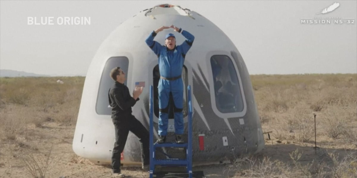 Put-In-Bay Paul celebrates trip to space aboard Blue Origin with “O-H-I-O!”