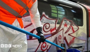 London Underground: Thousands of pieces of graffiti removed daily