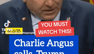 Charlie Angus: “Trump is Putin’s sock puppet.” Don El Taco is a felon, a disgrace, and an embarrassment to America.