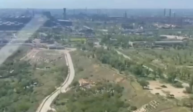 The current state of the one of Europe’s largest steele plants, the Azovstal Steele Plant, under Russian occupation in Mariupol