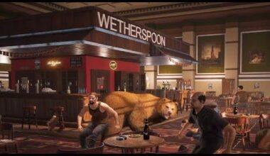 I made a Wetherspoons in Far Cry 5 and then released a bear.