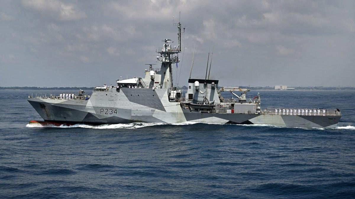 Outrage in China after Royal Navy ship sails through Taiwan Strait