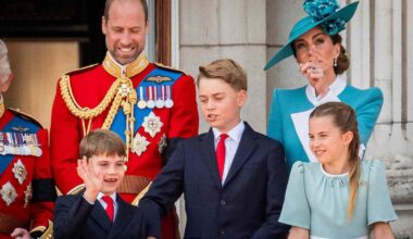 Prince George Tells Prince Louis to Stop Waving on Palace Balcony