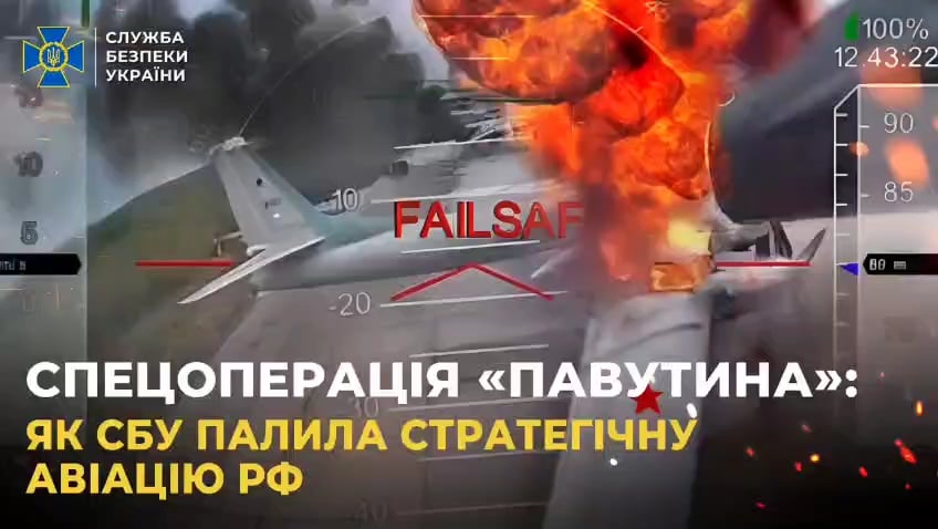 A 4 minutes video has been released showing the majority of the drone footage from "operation spiderweb"
