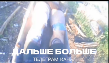 Russian stretcher bearers come under fire and drop their wounded comrade and run for it.