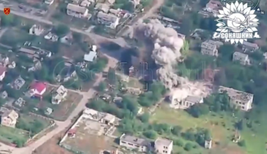 Ukrainian MiG-29 reportedly destroyed a Russian UAV control post using precision-guided AASM Hammer bombs in the southern direction of Ukraine. June 2025