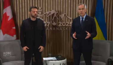 Three big announcements from Prime Minister Mark Carney about Canada supporting Ukraine and putting maximum pressure on Russia. He also condemned Russias actions following the attacks over night. 17.06.2025